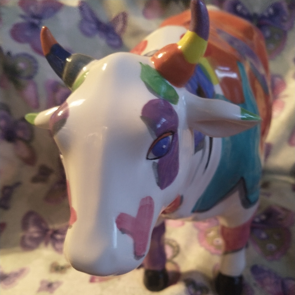 VINTAGE WHIMSICAL LA MOOLA-MOOLA COW BANK